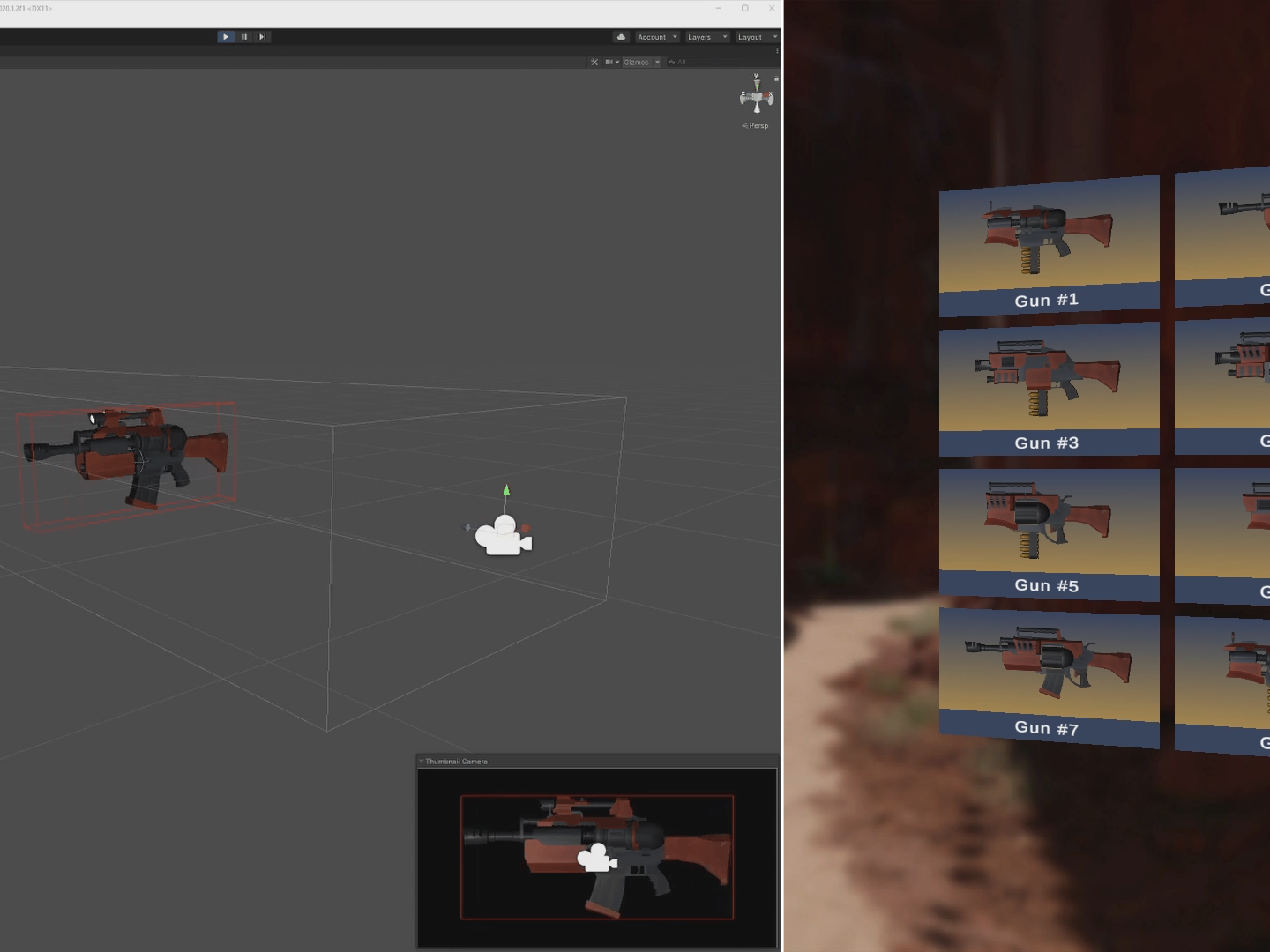 Dynamic Inventory Thumbnails in Unity